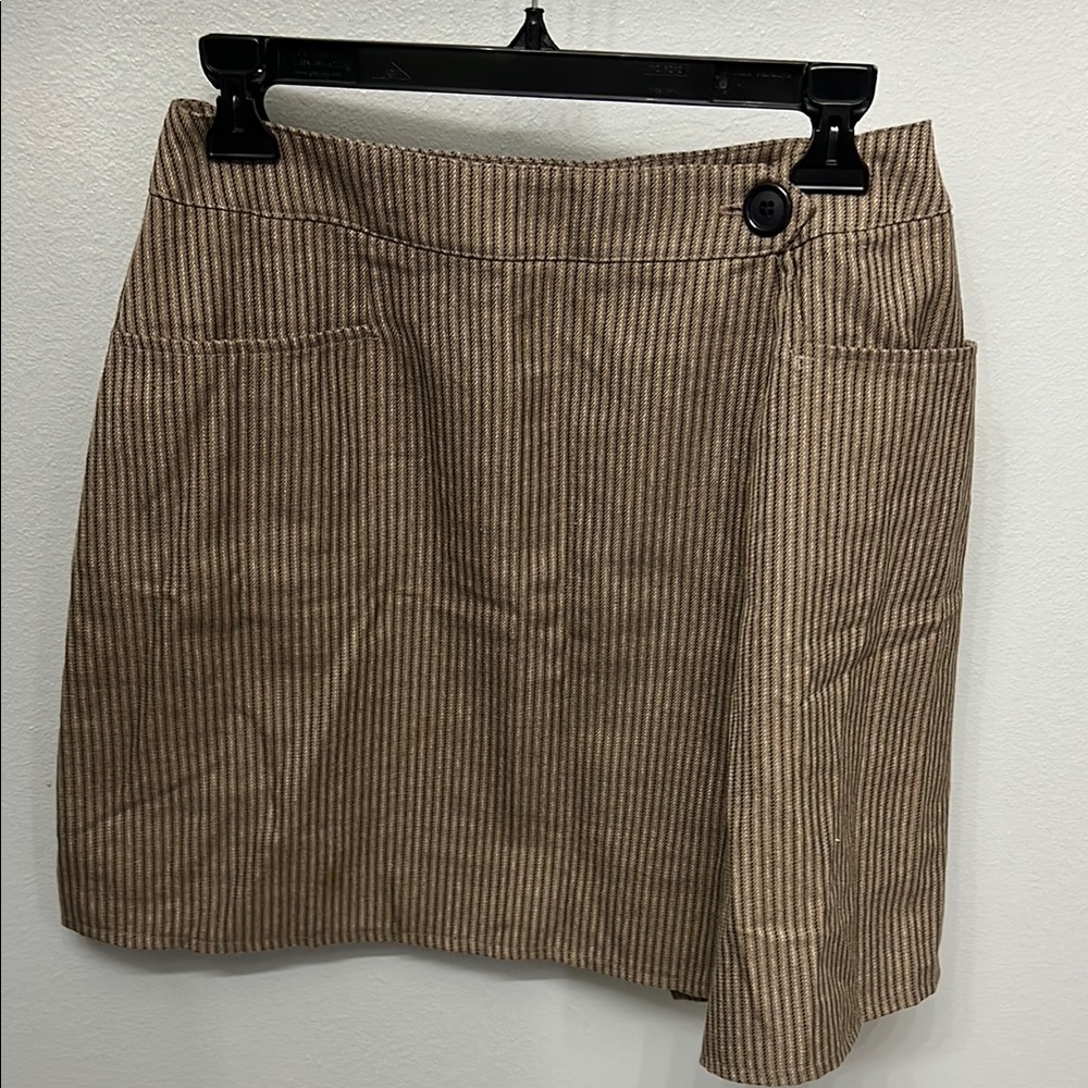 Striped Tan Skirt